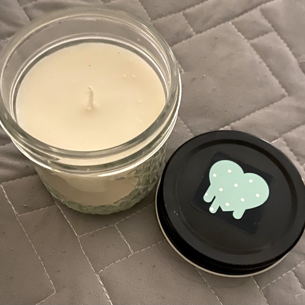 Mason candle